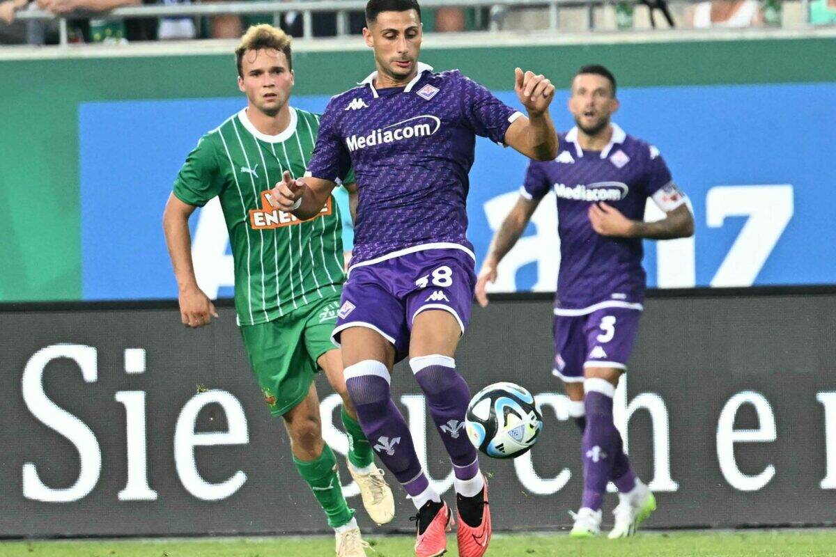 Rapid Vienna-Fiorentina. Le foto