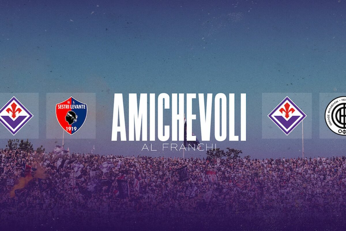 CALCIO- Fiorentina, ingresso gratuito per le Amichevoli contro Sestri Levante ed OFI Creta