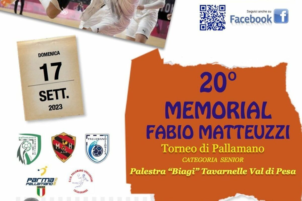 <span class="hot">Live <i class="fa fa-bolt"></i></span> Pallamano: a Tavarnelle arriva il 20° Memorial/ Torneo Matteuzzi