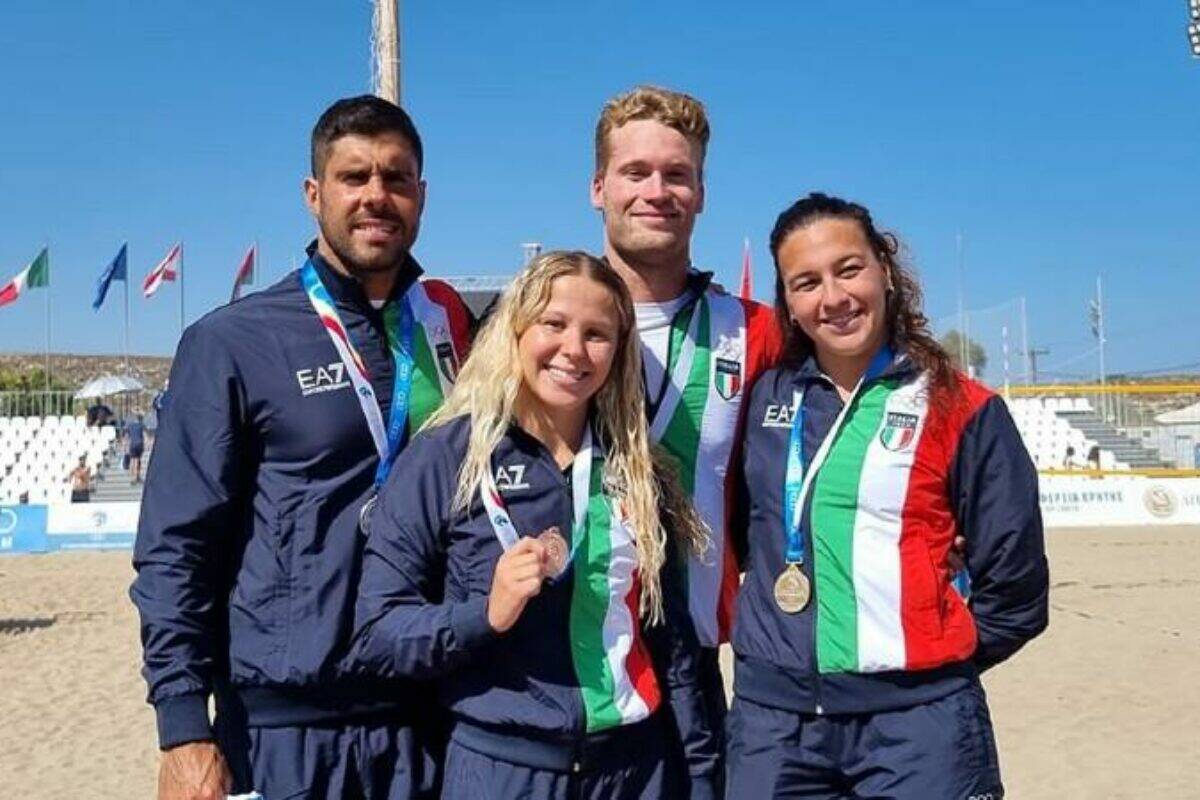 Nuoto: “Mediterranean Beach” Doppietta azzurra nella 5 Km