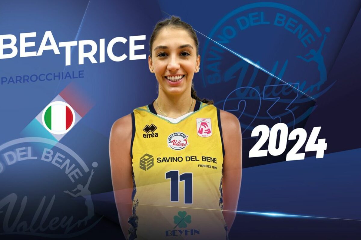 VOLLEY FEMMINILE- Beatrice Parrocchiale nuovo libero della Savino Del Bene Scandicci