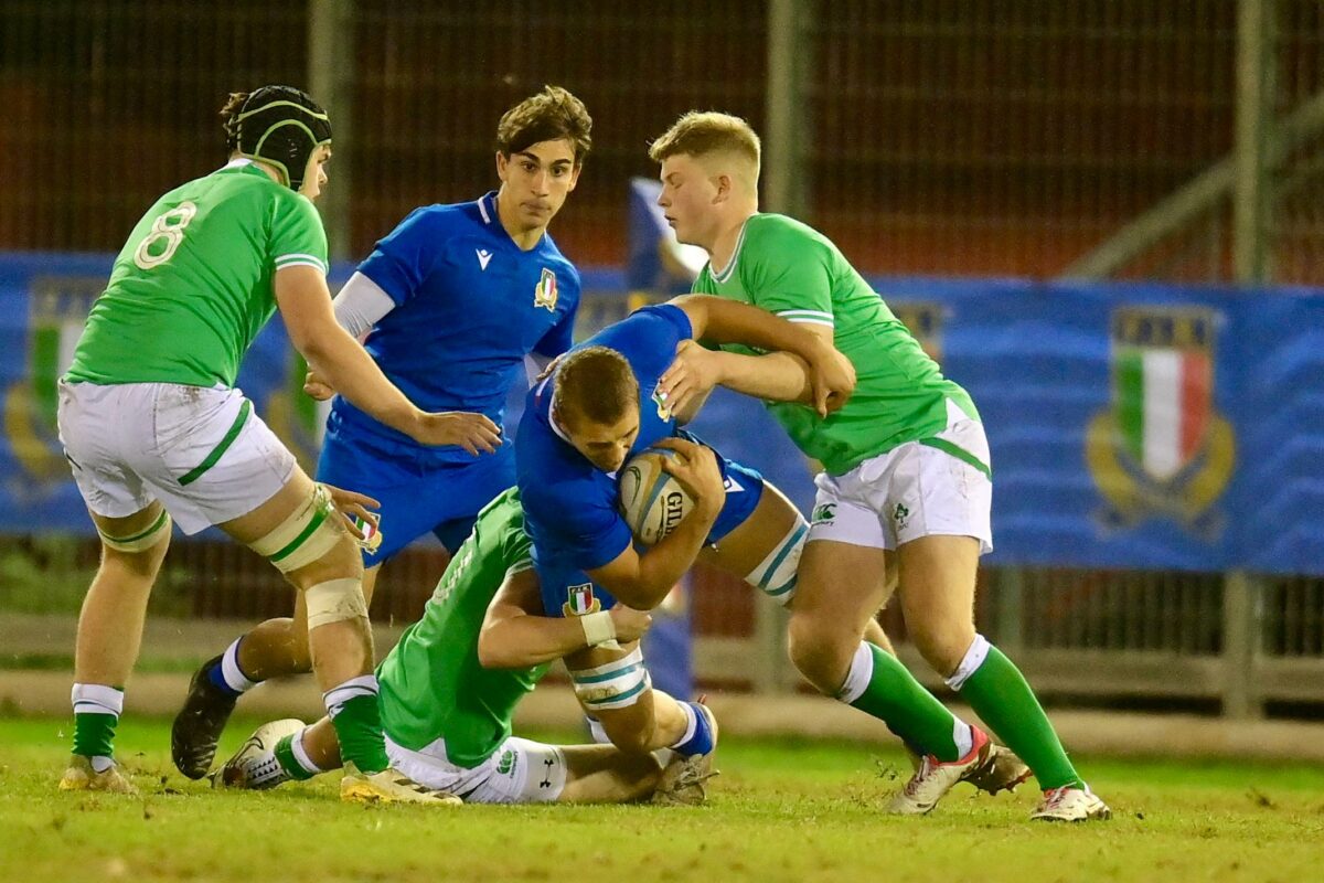 RUGBY Under 18- Italia- Irlanda Club U18 31-27 (17-13)