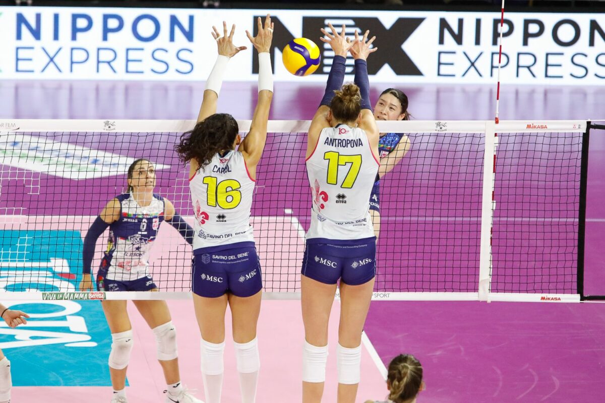 VOLLEY FEMMINILE SERIE A1- Prosecco DOC Imoco Conegliano – Savino Del Bene Scandicci: 3-0 (25-15, 25-21, 25-17)