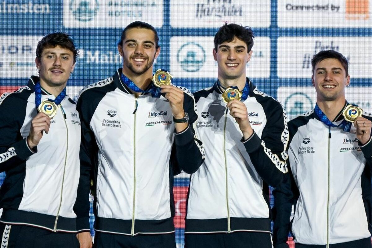 Nuoto: la 2° giornata dei Campionati Europei”in corta”di Otameni: “Super”Lorenzo Zazzeri Medaglia d’Oro nella 4×50 mista Italia !!!