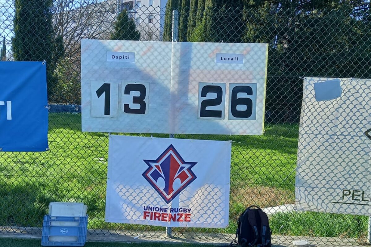 RUGBY- Under 18 gir. 2 – X giornata Unione Rugby Firenze U 18 – Livorno R. U18 26—13