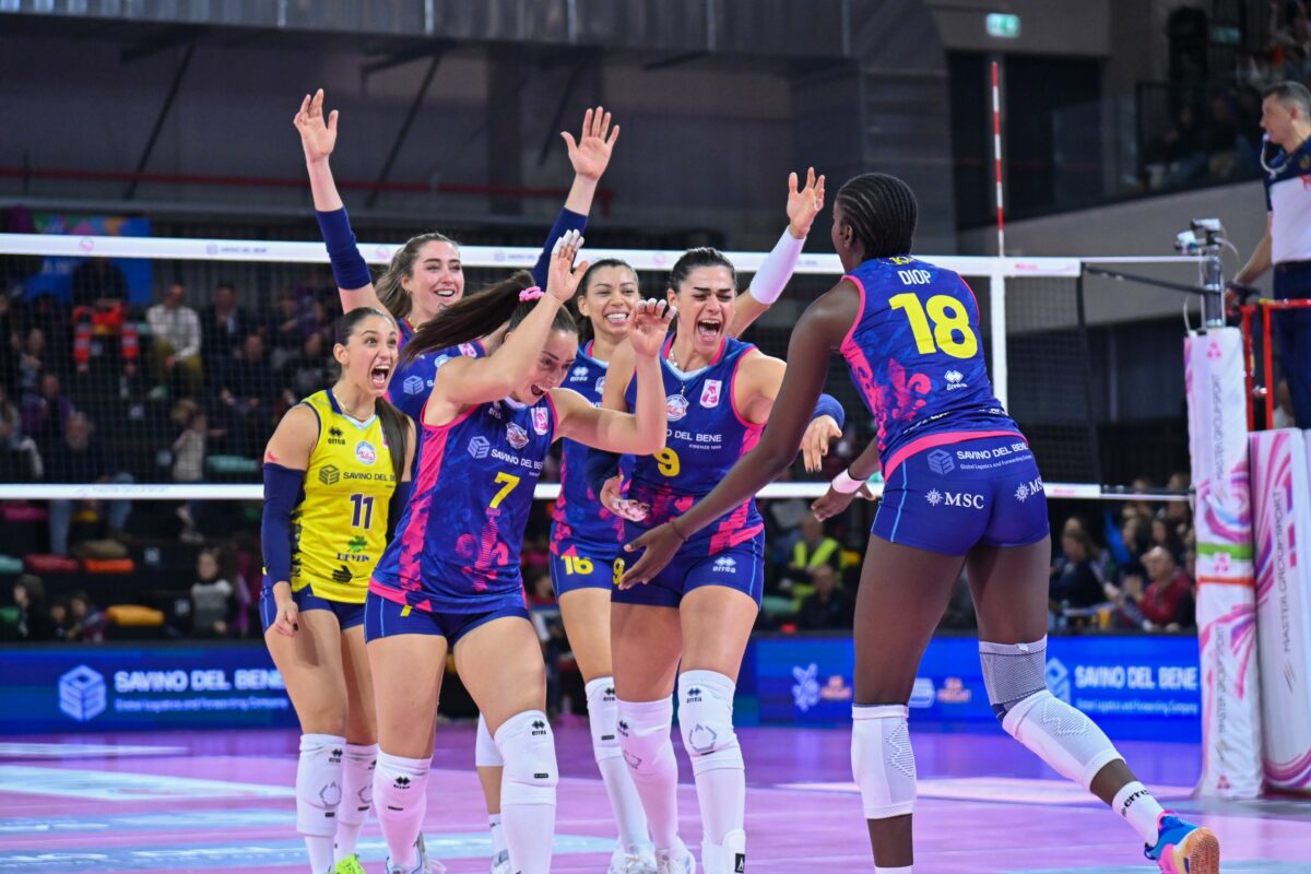 VOLLEY FEMMINILE SERIE A1- Savino Del Bene Scandicci – Itas Trentino: 3-0 (25-18, 25-13, 25-17)