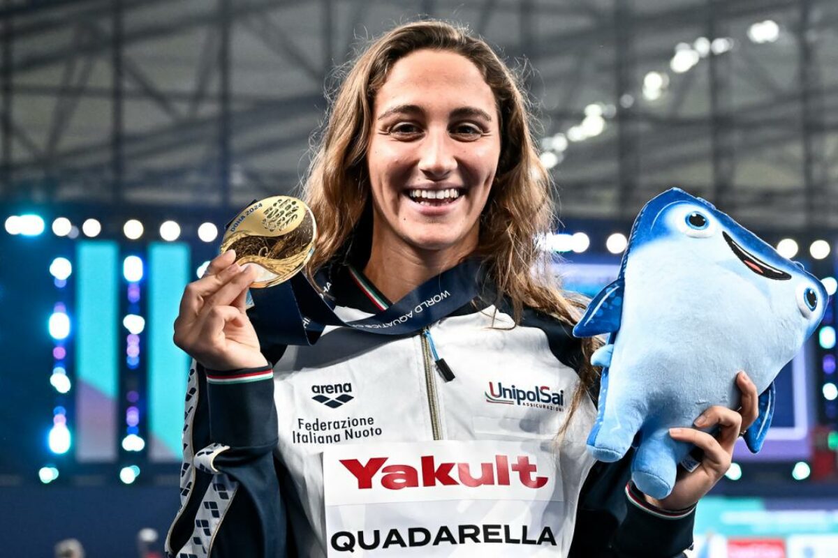 <span class="hot">Live <i class="fa fa-bolt"></i></span> Nuoto: Mondiali di Doha:  “BUM..BUM” SIMONA QUADARELLA ANCORA D’ OROOOO  NEGLI 800 SL !!!”Benny” Pilato e Lamberti in finale; La 4×100 mista/mixed 5° Male”Greg”che esce dalla finale dei 1500