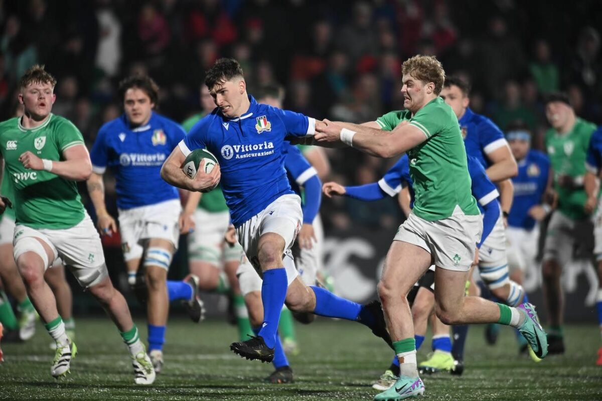 RUGBY SIX NATIONS Under 20- Irlanda-Italia 23-22 (15-17)