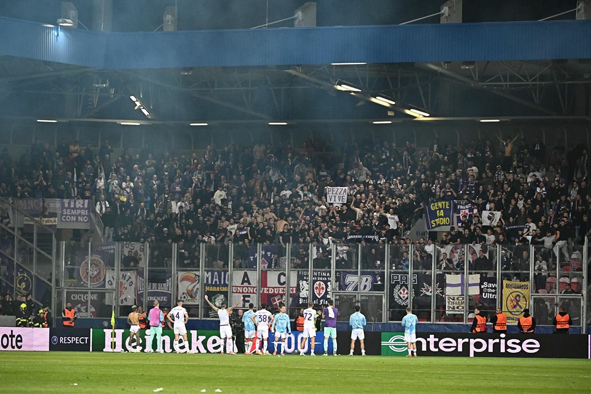 Conference League. Viktoria Plzen-Fiorentina 0-0. Le Foto