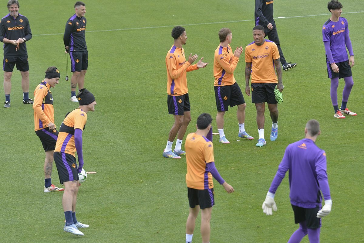 CALCIO- L’ultimo allenamento di rifinitura della Fiorentina pre Real Betis.