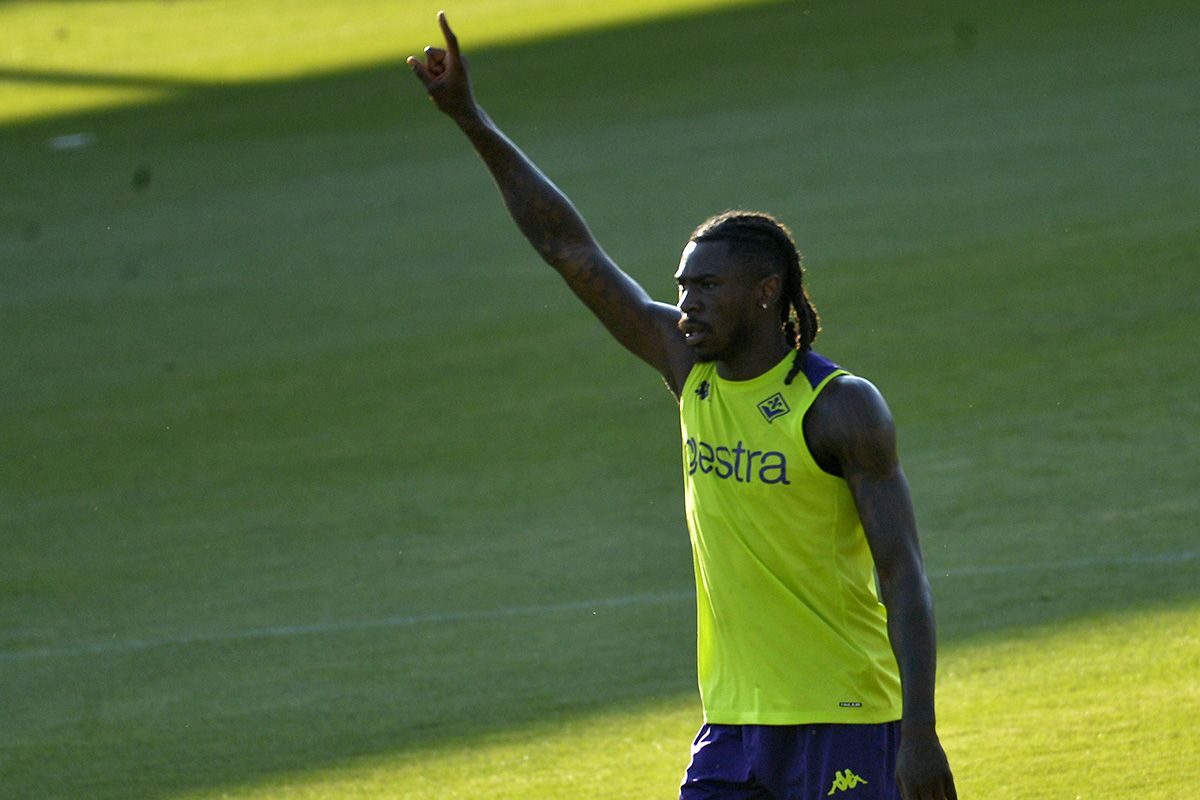 CALCIO Fiorentina- Allenamento sotto un sole cocente al Viola Park