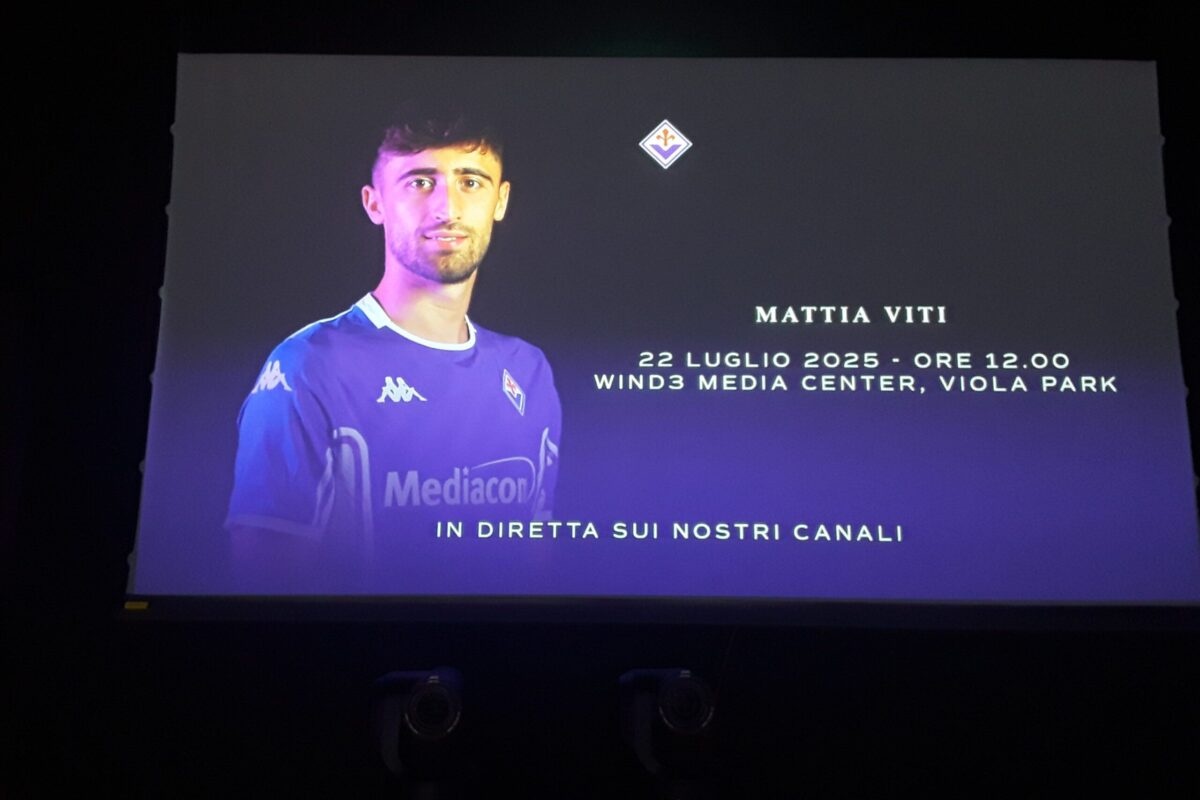 CALCIO Fiorentina- La Conferenza Stampa di presentazione di Mattia Viti