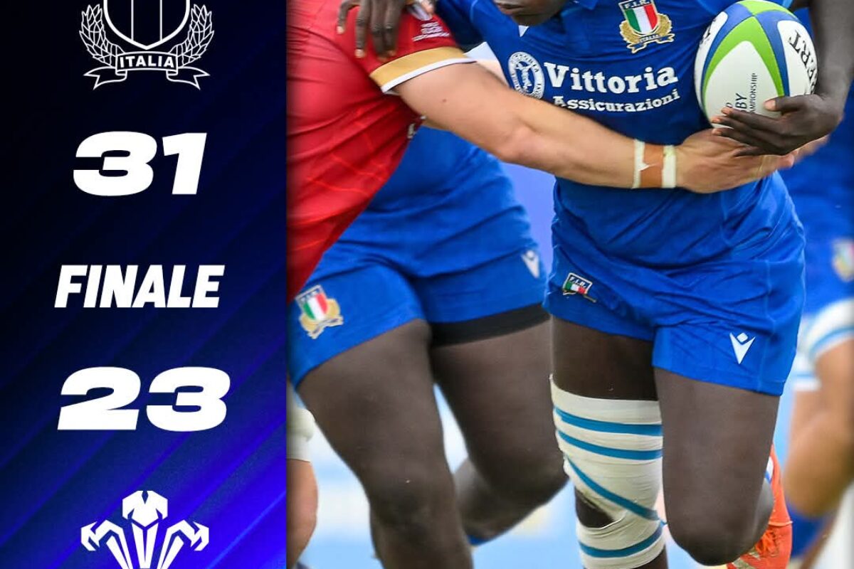 RUGBY WORLD CUP U20- L’Italia batte il Galles e conquista il miglior risultato di sempre