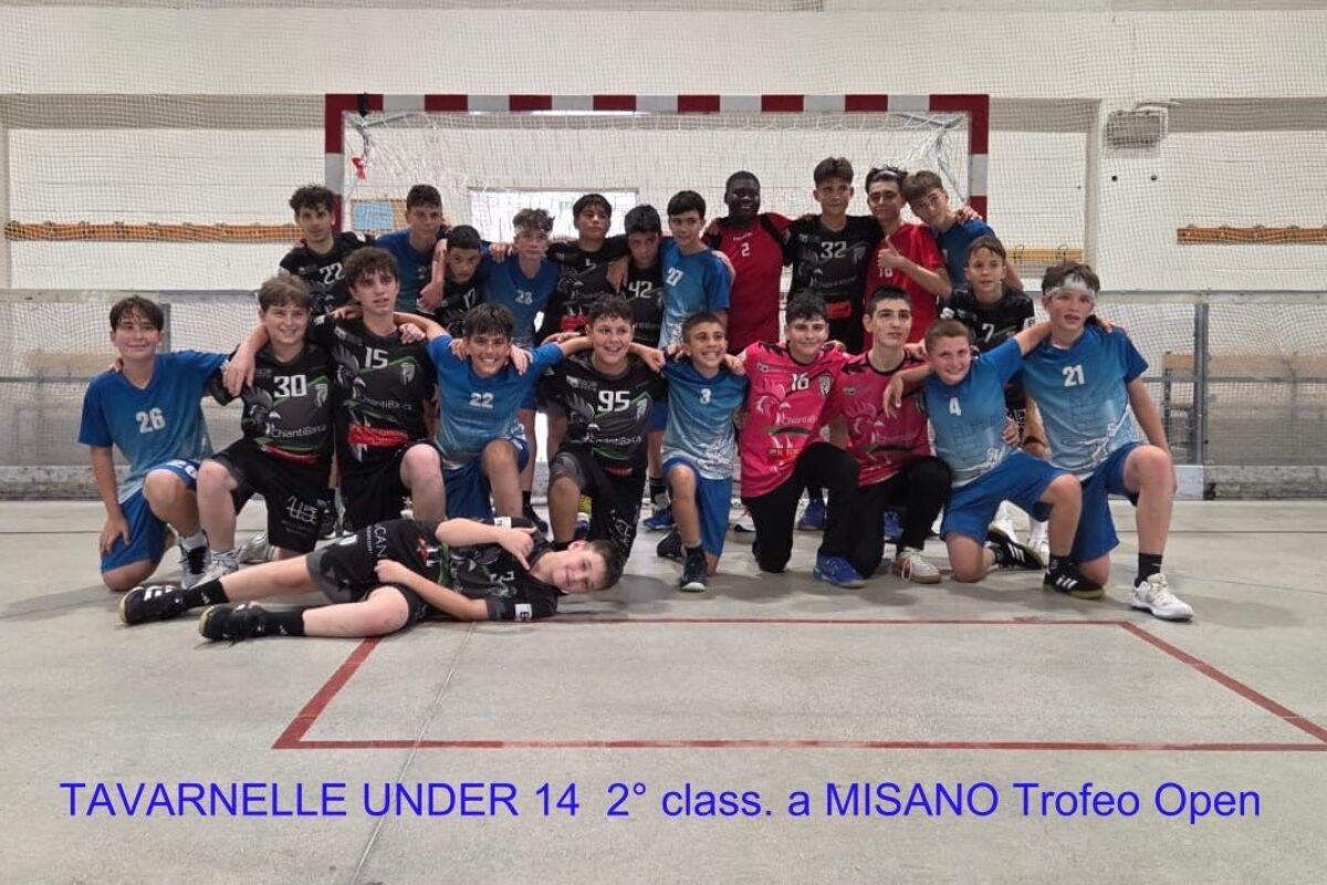 Pallamano: Ottimo 2°posto del Tavarnelle al “Festival della Pallamano giovanile Under 14 ” a Misano Adriatico