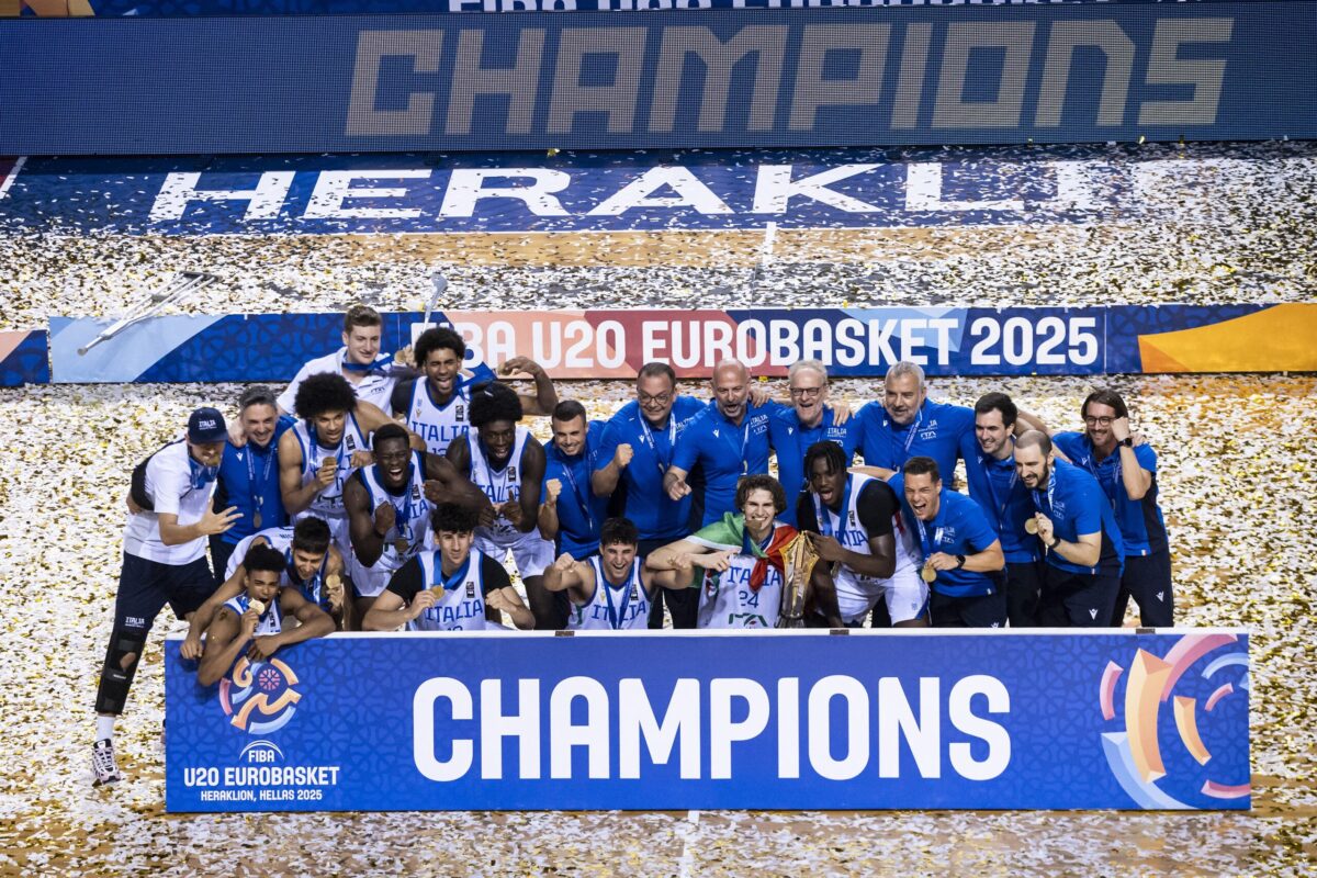 BASKET- Europei U20, l’Italia è Campione d’Europa.