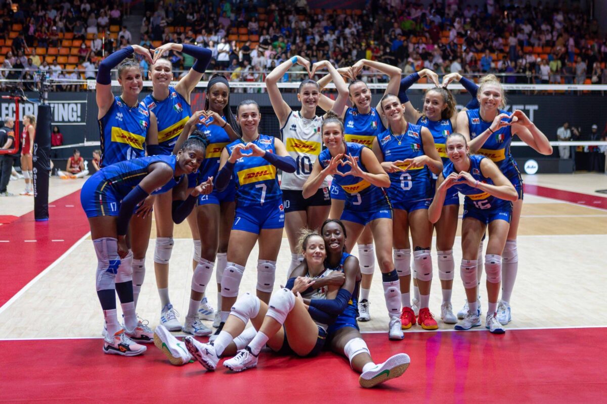 VOLLEY FEMMINILE MONDIALE- L’Italia batte il Belgio e blinda il primo posto nel girone