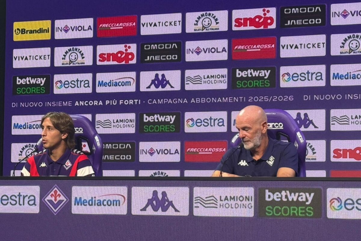 CALCIO CONFERENCE LEAGUE- La Conferenza Stampa di Stefano Pioli e Jacopo Fazzini