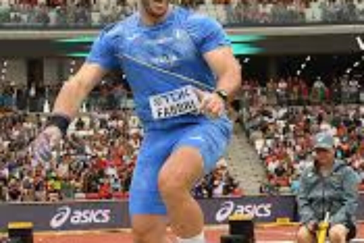 ATLETICA LEGGERA- Leonardo Fabbri Campione italiano getto del peso con record stagionale