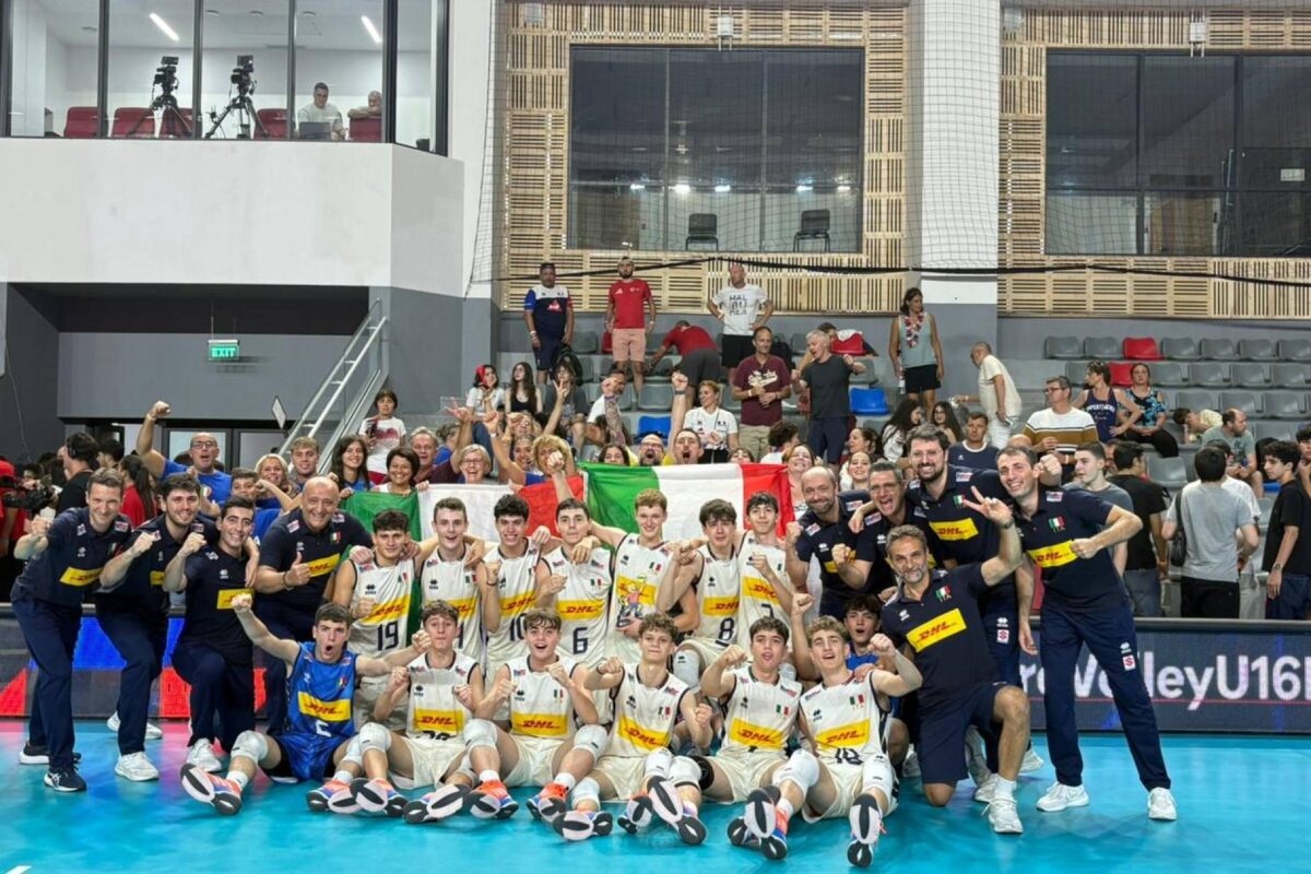 VOLLEY MASCHILE- Europei Under 16, l’Italia batte la Spagna ed è Campione d’Europa