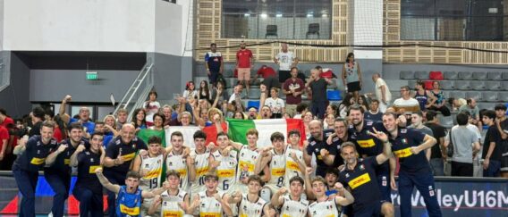 VOLLEY MASCHILE- Europei Under 16, l’Italia batte la Spagna ed è Campione d’Europa