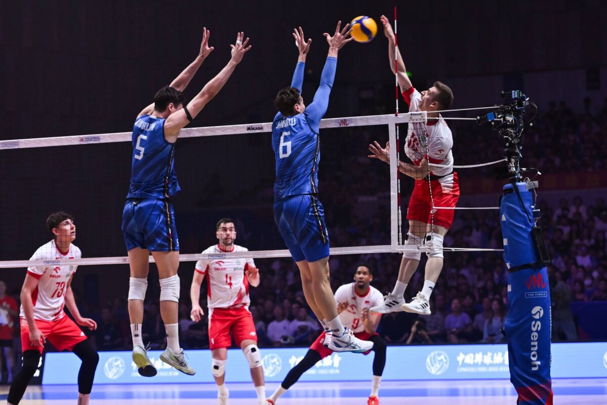 VOLLEY NATIONS LEAGUE MASCHILE- L’Italia cede in tre set alla Polonia nella Finale.