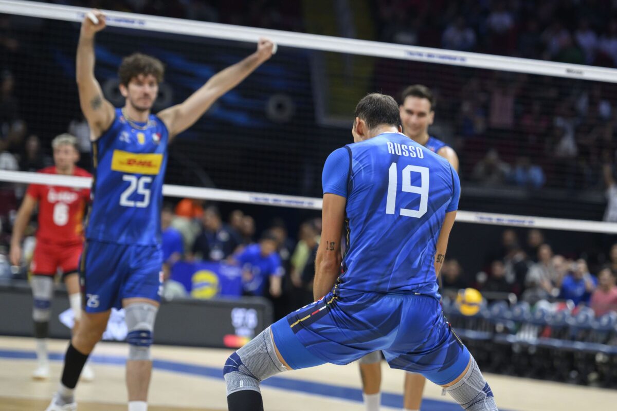 VOLLEY MASCHILE- Il post Italia-Belgio del ct De Giorgi e di Simone Giannelli