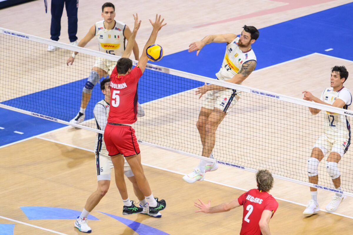 VOLLEY MASCHILE MONDIALI- Italia rimonta in due set, ma al tie break cede al Belgio