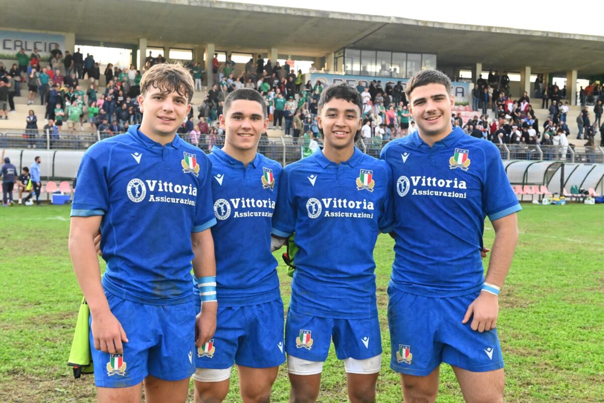 RUGBY UNDER 18- A Cosenza Italia-Irlanda 54-14