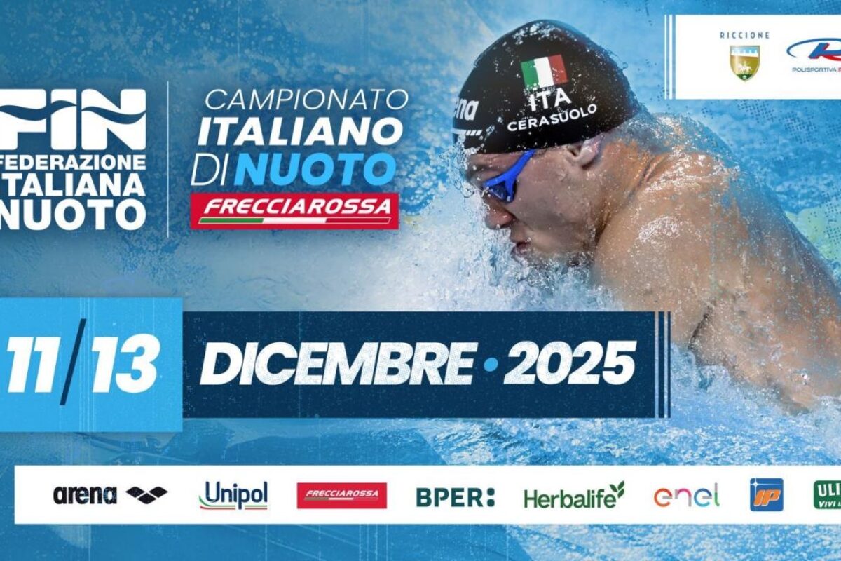 Nuoto: da oggi al 14 i Campionati Italiani Invernali  a  Riccione si parte alle ore 18. I Convocati Rari Nantes Florentia