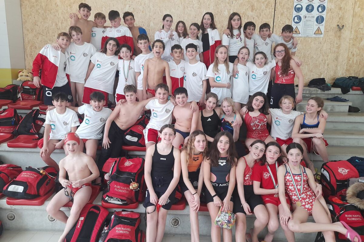Nuoto: La RARI NANTES FLORENTIA INIZIA IL 2026 NATATORIO DAL 2° POSTO   GIOVANILE A SIENA
