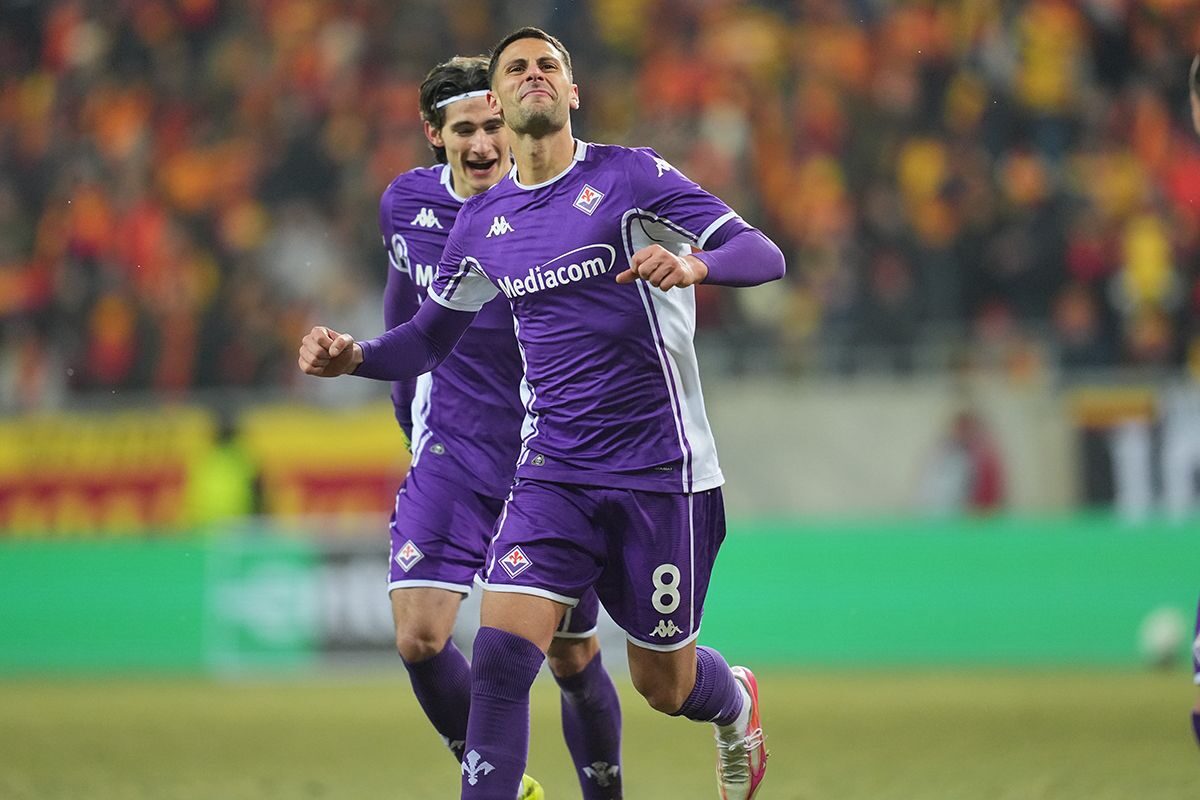 CALCIO CONFERENCE LEAGUE Jagiellonia- Fiorentina 0-3. Le foto