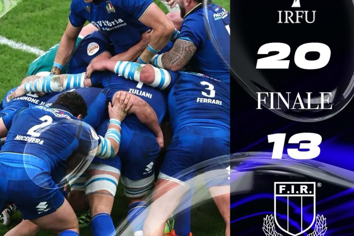 RUGBY GUINNESS SIX NATIONS- Un’ottima Italia sconfitta a Dublino