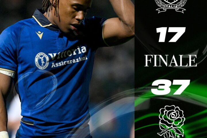 RUGBY SIX NATIONS U20- L’Italia tiene un tempo con l’Inghilterra a Treviso
