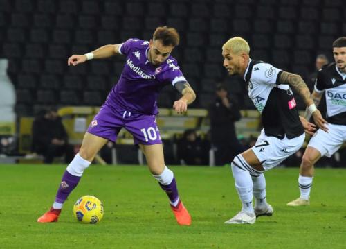 UDINESE - FIORENTINA 25-11-2020 COPPA ITALIA. GAETANO CASTROVILLI. SILPRESS