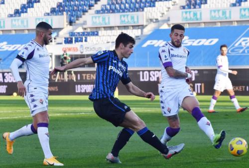 ATALANTA-FIORENTINA 13-12-2020 VALENTIN EYSSERIC E CRISTIANO BIRAGHI. SILPRESS