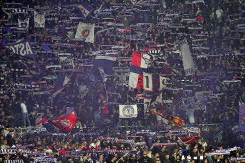 ACF FIORENTINA VS ROMA Tifosi curva