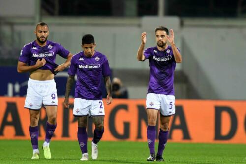 v  Giacomo Bonaventura esulta dopo aver segnato il 1° gol.